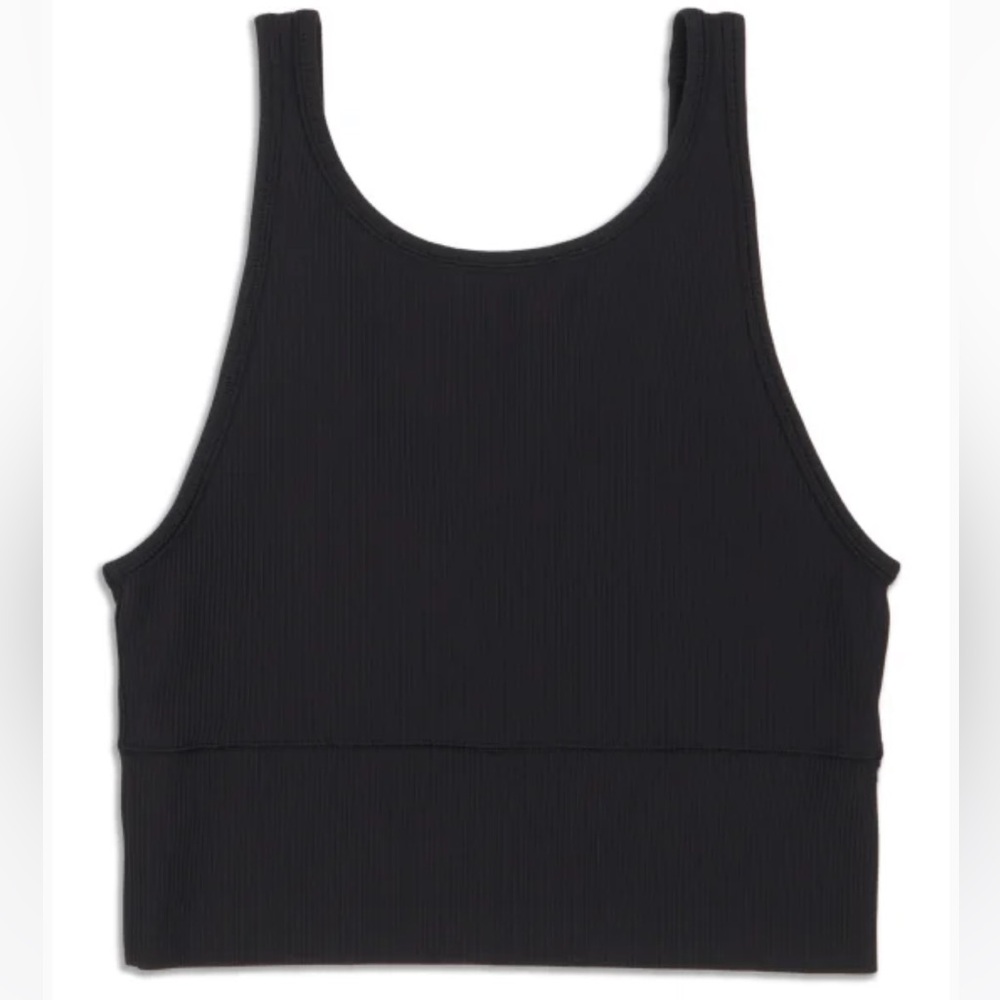 lululemon athletica Power Pivot Black Tank Top